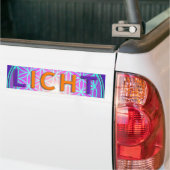 A_violet, Blume Des Lebens Lichtgestalt Bumpersticker (Op Truck)