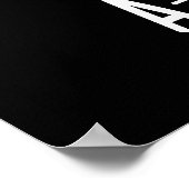 A-vocado Grappige Avocado Pun Donker BG Poster (Hoek)