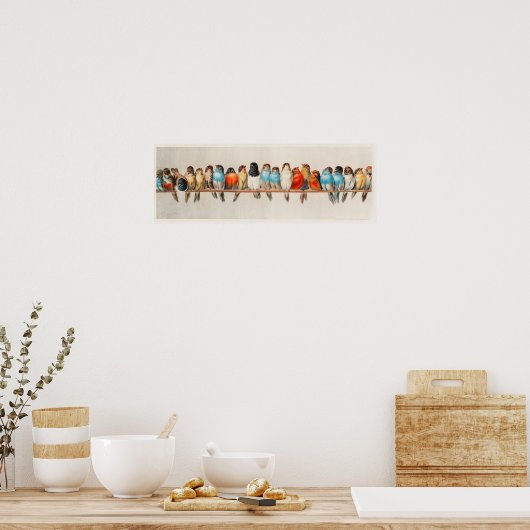  A vogelbaard Poster (Keuken)