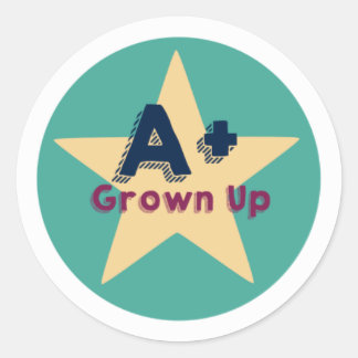 A+ volwassen Stickers belonen
