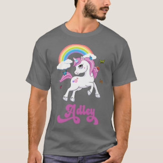 A voor Adley Adley Rainbow Unicorn T-shirt