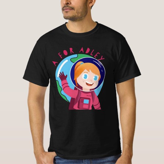 A voor adley Funny T-shirt (Voorkant)