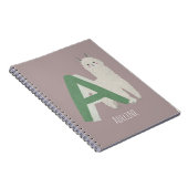 A voor Alpaca Notitieboek (Rechterzijde)