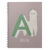 A voor Alpaca Notitieboek (Voorkant)