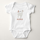 A voor Alpaca Romper (Voorkant)