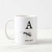 "A" voor Ant  Koffiemok (Links)