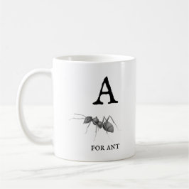 "A" voor Ant Koffiemok