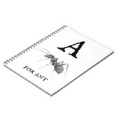 "A" voor Ant Notitieboek (Linkerzijde)