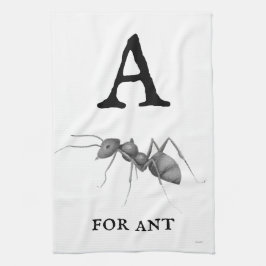 "A" voor Ant Theedoek