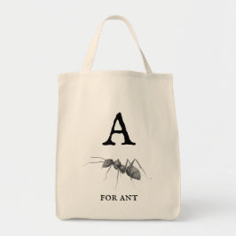"A" voor Ant Tote Bag
