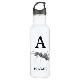 "A" voor Ant Waterfles