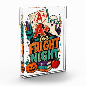 A+ voor Fright Night – Spooky School Halloween Fotoblokken (Links)