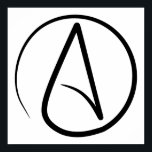 A voor het Poster van het atheïsme<br><div class="desc">'A' voor atheïsme Poster.</div>