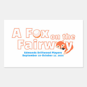 "A" Vos op de Fairway - Sticker