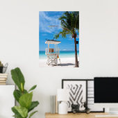 A Vrijwaringspost | Witte strand, Boracay Poster (Thuiskantoor)