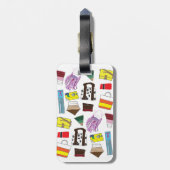 A.W. Bagografie Bagagelabel (Achterkant verticaal)