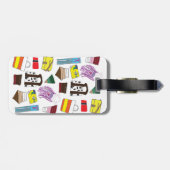 A.W. Bagografie Bagagelabel (Achterkant horizontaal)