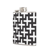 A&w-patronen gemaakt met 'plus'-teken heupfles (Links)