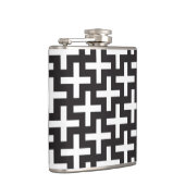 A&w-patronen gemaakt met 'plus'-teken heupfles (Rechts)