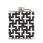 A&w-patronen gemaakt met 'plus'-teken heupfles (Achterkant)