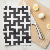 A&w-patronen gemaakt met 'plus'-teken theedoek (Quarter Fold)