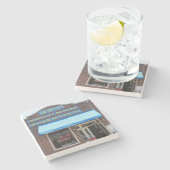 A.W. Shuck's Oyster Bar Restaurant Charleston, SC. Stenen Onderzetter (Zijkant)