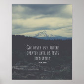 A.W. Tozer Quote Poster (Voorkant)