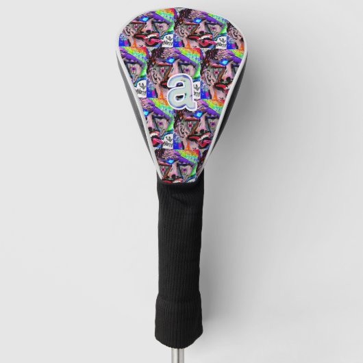 "a" - Waarom niet?! Golfheadcover (Voorkant)