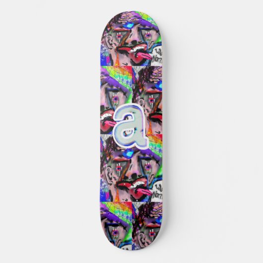 "a" - Waarom niet?! Persoonlijk Skateboard (Voorkant)