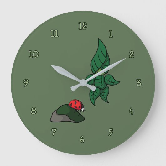 A Walk in the Woods Clock Grote Klok (Voorkant)