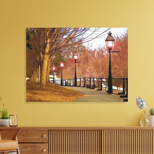 A Walk to Remember Canvas Afdruk (Insitu (Woonkamer))