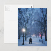 A Warm Kiss On A Cold Night Briefkaart (Voorkant / Achterkant)