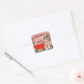 A Warm Place Vierkante Sticker (Envelop)