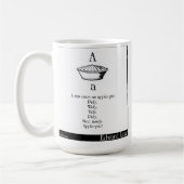 A was ooit een appeltaart koffiemok (Links)