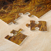 A Watchful Eye Carl Jutz 1916 Farmyard Rooster Legpuzzel (Zijkant)