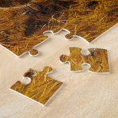 A Watchful Eye Carl Jutz 1916 Farmyard Rooster Legpuzzel (Zijkant)