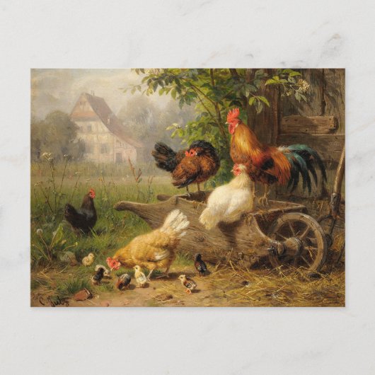 A Watchful Eye Carl Jutz Briefkaart (Voorkant)