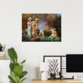 A Water Idyll van Hans Zatzka - poster (Thuiskantoor)