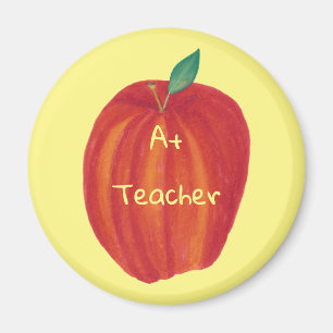 A+ Waterverf Apple Magnets Magneet