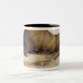 A Weasel, 1832 (m/c, pen, inkt, gouache en gombove Tweekleurige Koffiemok (Center)