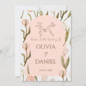 A wedding invitation with a dreamy, romantic touch (Voorkant)