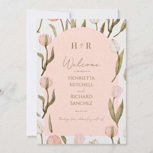 A wedding invitation with a elegant touch for you! (Voorkant)