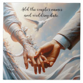 A WEDDING TILE TEGELTJE (Voorkant)