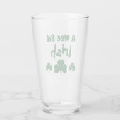 A Wee Bit Irish Glas (Achterkant)