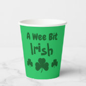 A Wee Bit Irish Papieren Bekers (Voorkant)