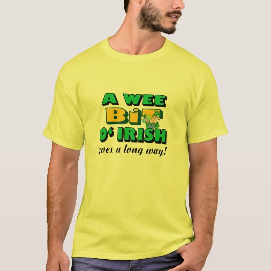 A Wee Bit Irish Shirt (Voorkant)