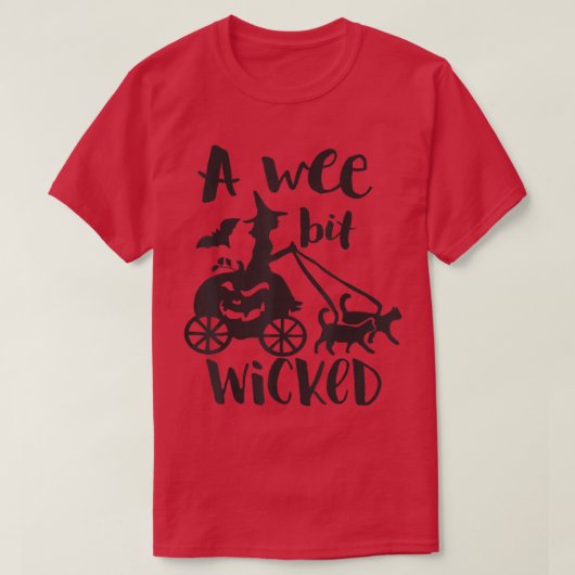 A Wee Bit Wyed Scary Spooky Funny 211 T-shirt (Design voorkant)