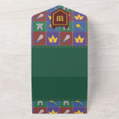 A Wee One's Fantasy Quilt All-in-One Uitnodiging (Buitenkant)