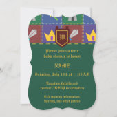 A Wee One's Fantasy Quilt Baby shower Invitation Kaart (Voorkant)