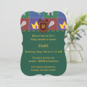 A Wee One's Fantasy Quilt Baby shower Invitation Kaart (Staand voorkant)